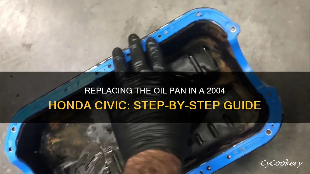 how to replace 2004 honda civic oil pan