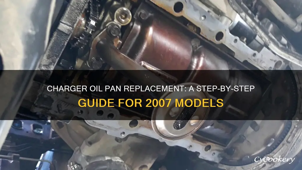 how to replace 2007 charger oil pan