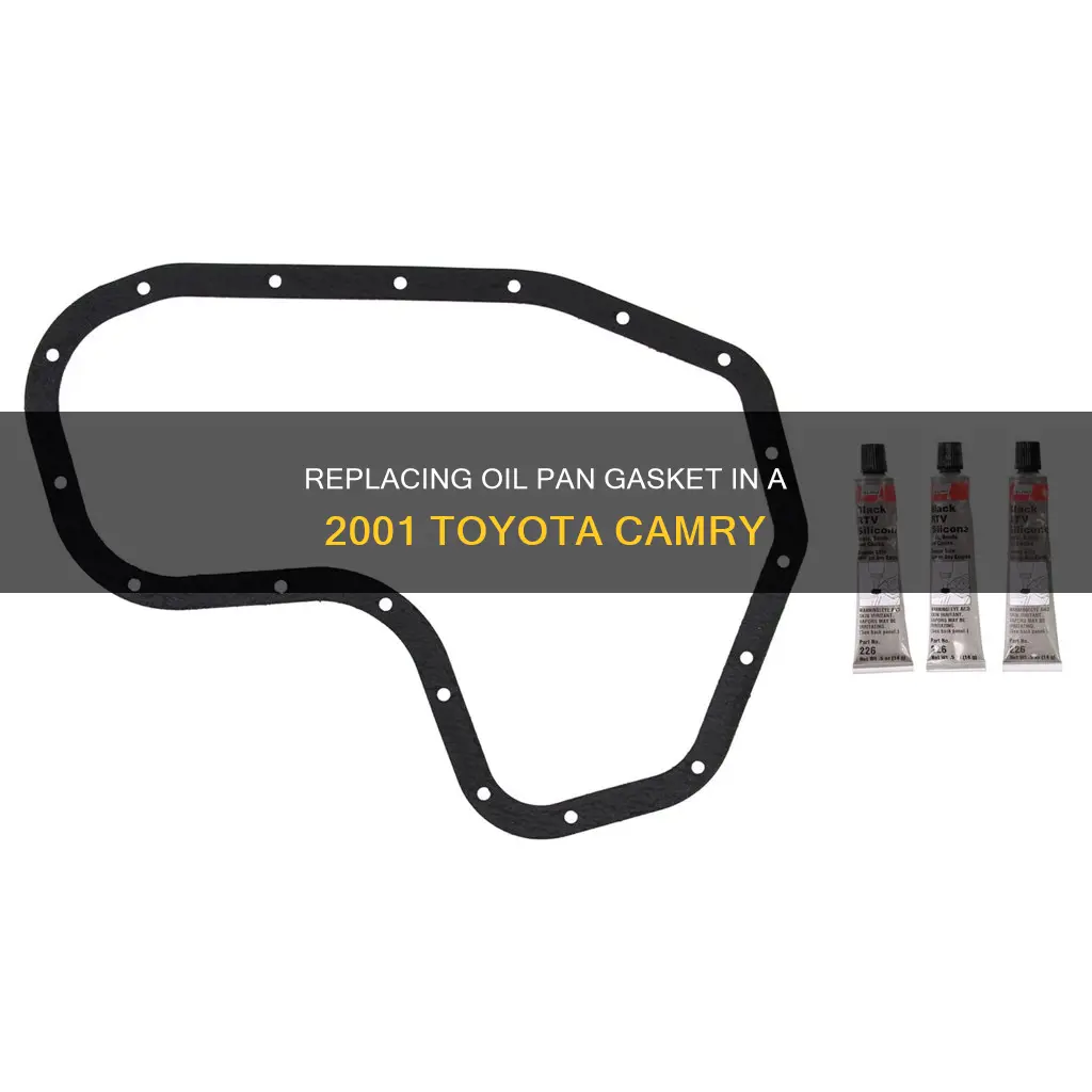 how to replace a 2001 toyota camry oil pan gasket