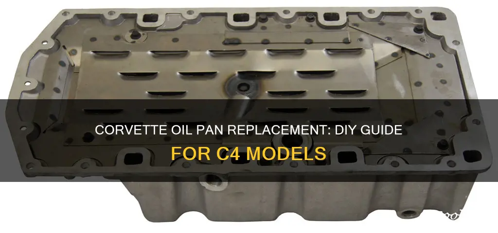 how to replace a c4 corvette oil pan