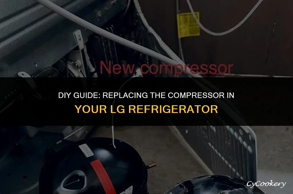how to replace a compresser in a lg refrigerator