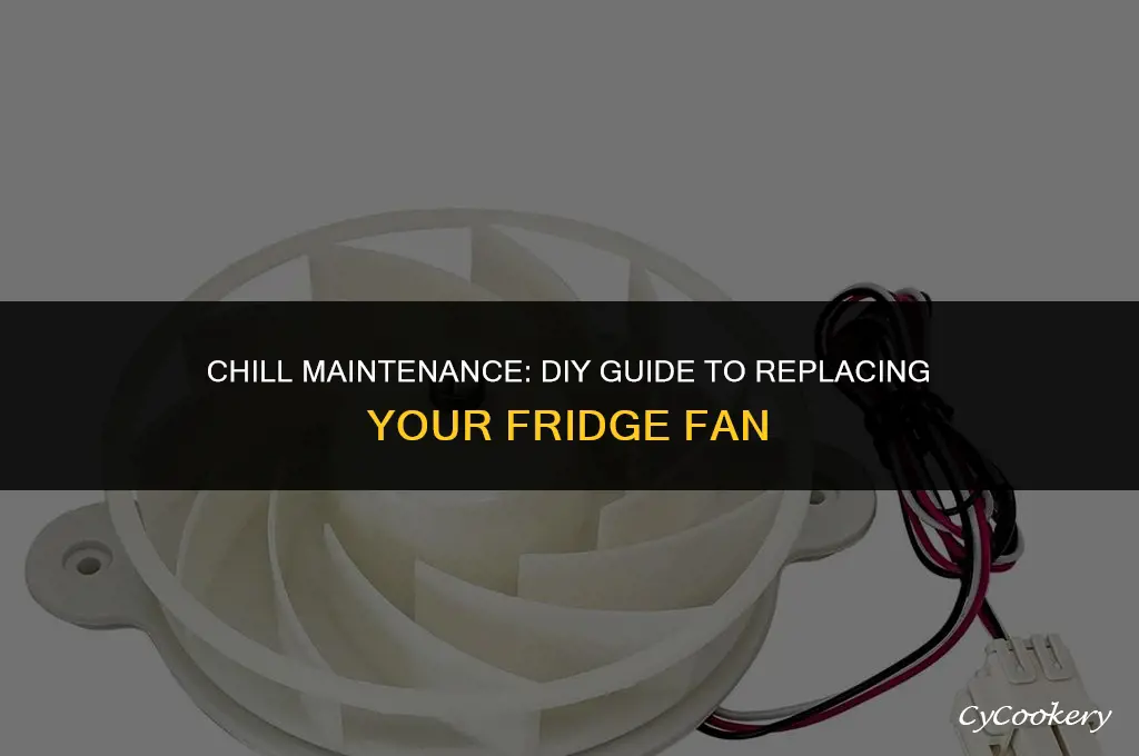 how to replace a cooling fan on a refrigerator