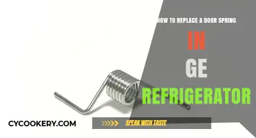 DIY Guide: Replacing a Door Spring in GE Refrigerators
