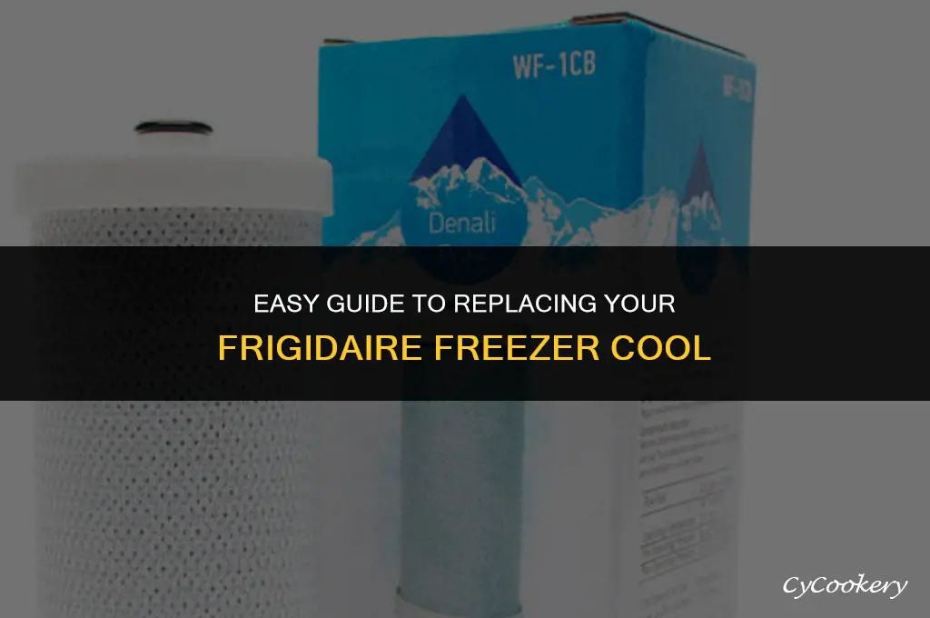 how to replace a freezer cool on frigidaire refrigerator