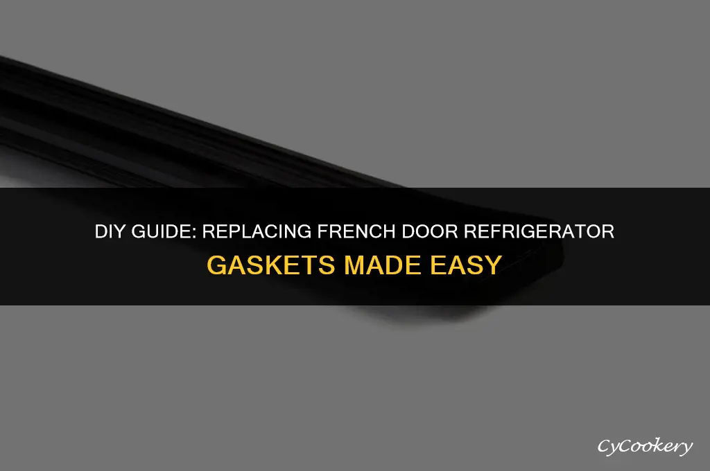 how to replace a french door refrigerator gaskets