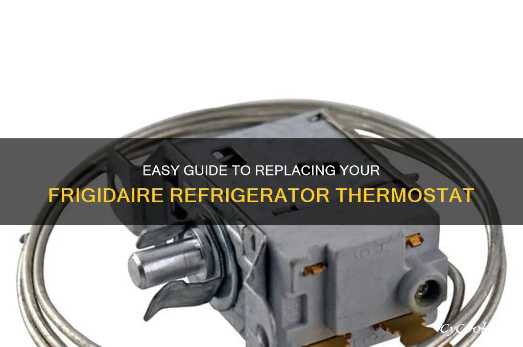 how to replace a frigidaire refrigerator thermostat