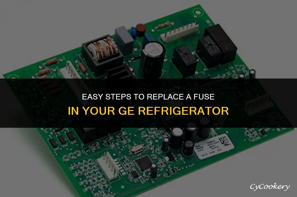 how to replace a fuse in a ge refrigerator