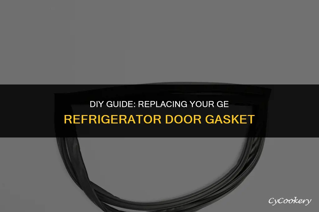 how to replace a ge refrigerator door gasket