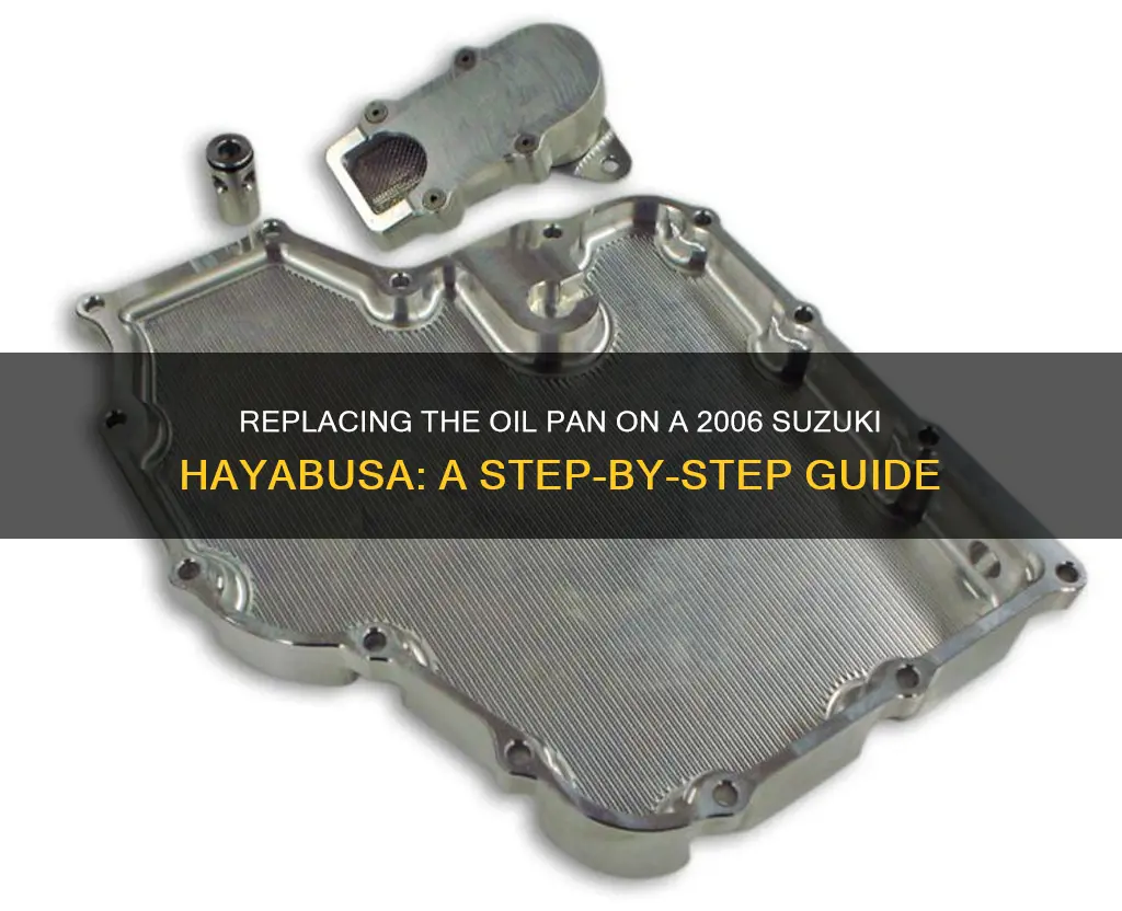 how to replace a oil pan 2006 hayabusa