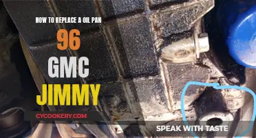 Replacing Oil Pan in a 96 GMC Jimmy: Step-by-Step Guide