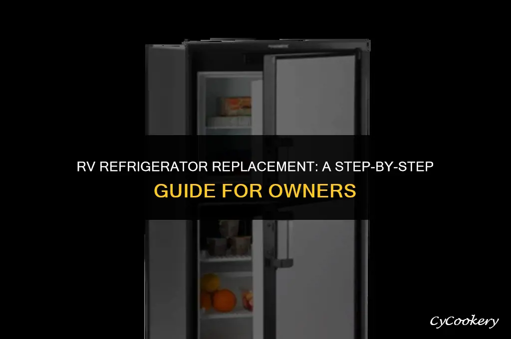 how to replace a refrigerator in an rv