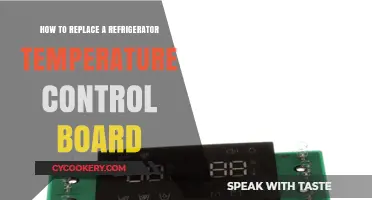 DIY Guide: Replacing Your Refrigerator's Temperature Control Board