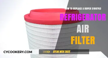 Easy Steps to Replace Your Roper 2188763 Refrigerator Air Filter