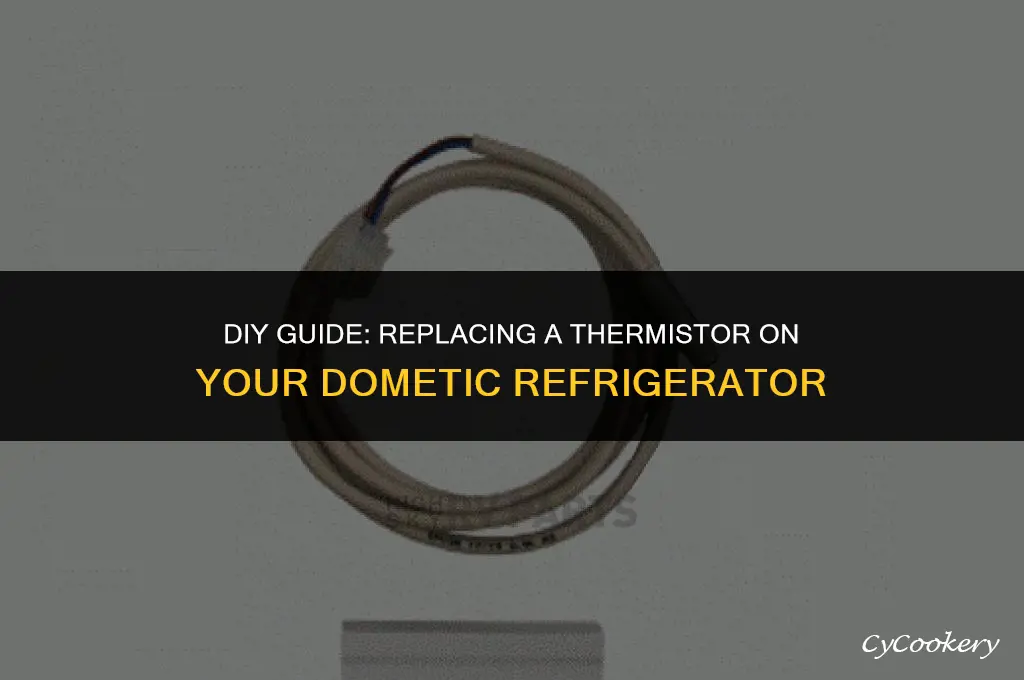 how to replace a thermistor on a dometic refrigerator