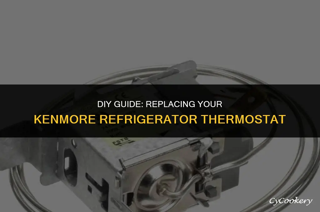 how to replace a thermostat in a kenmore refrigerator
