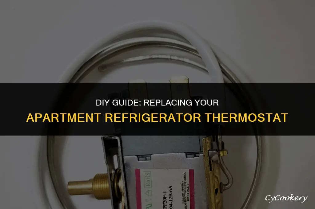how to replace a thermostat in an apt refrigerator