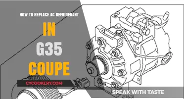 Revive Your G35 Coupe's AC: A Step-by-Step Refrigerant Replacement Guide
