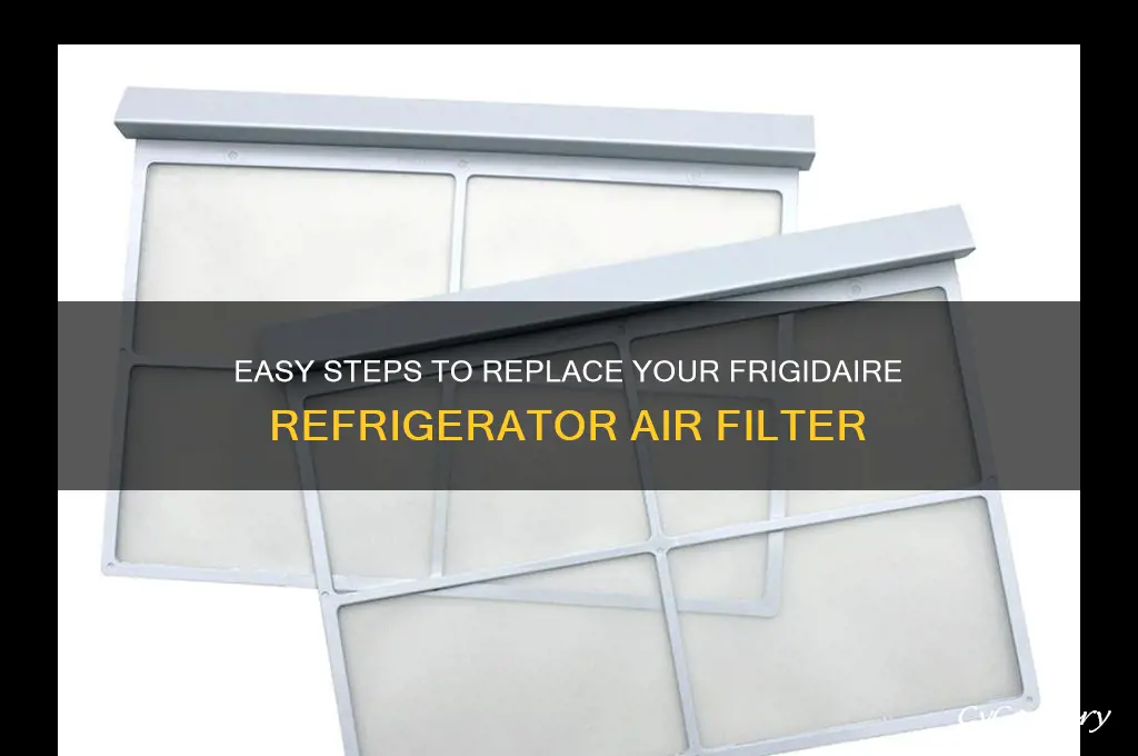 how to replace air filter frigidaire refrigerator