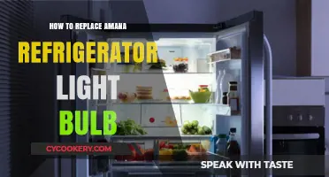 Easy Steps to Replace Your Amana Refrigerator Light Bulb