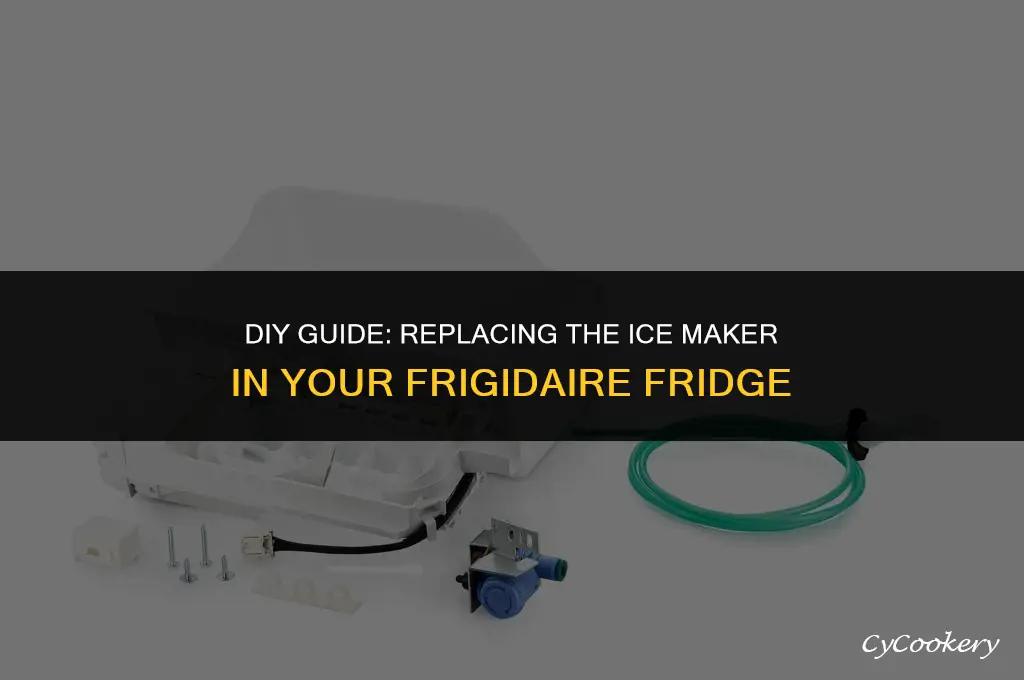 how to replace an icemaker in a frigidaire refrigerator