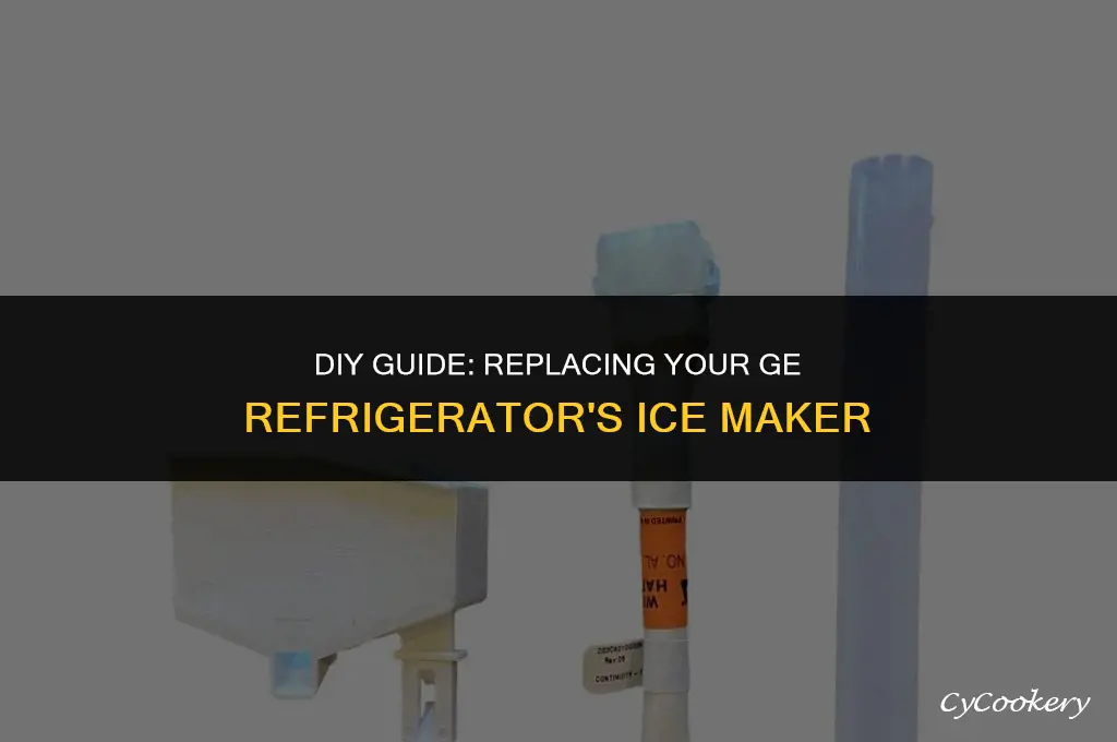 how to replace an icemaker in a ge refrigerator