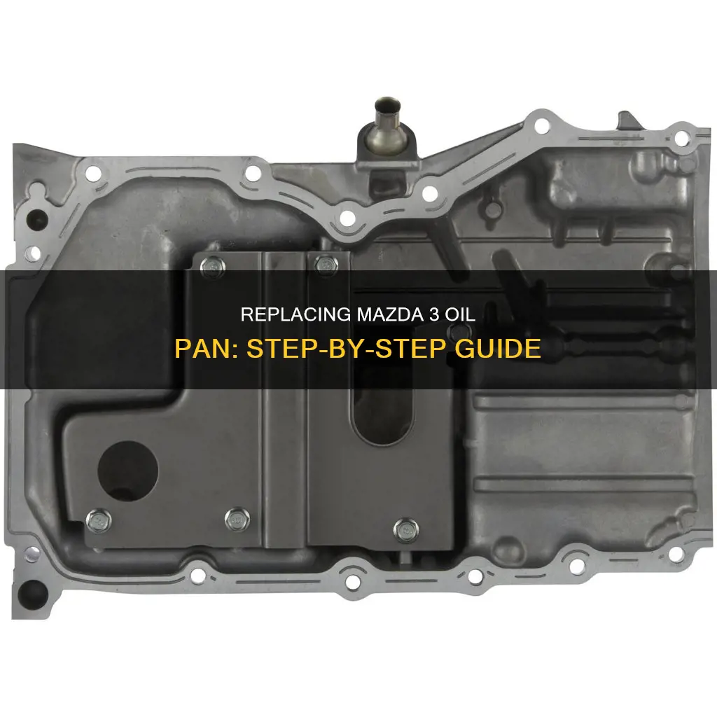 how to replace an oil pan on a mazda 3