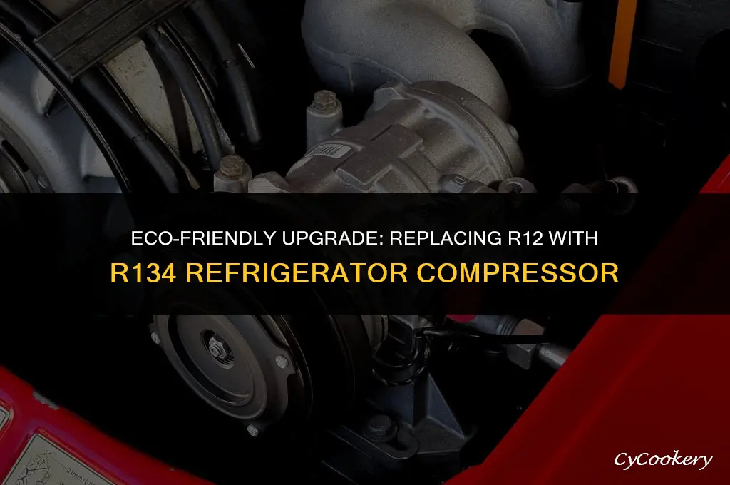 how to replace an r12 refrigerator compressor with r134
