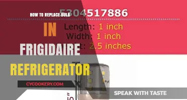 Easy Steps to Replace a Bulb in Your Frigidaire Fridge