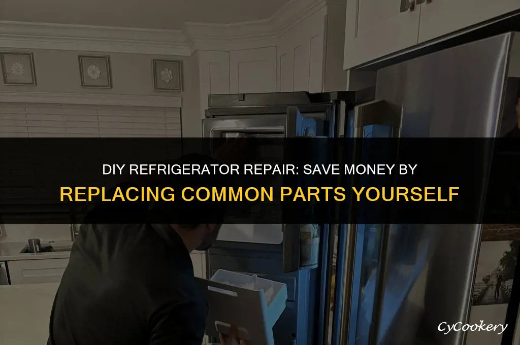 how to replace common refrigerator parts and save money