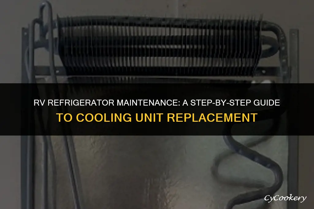 how to replace cooling unit in rv refrigerator