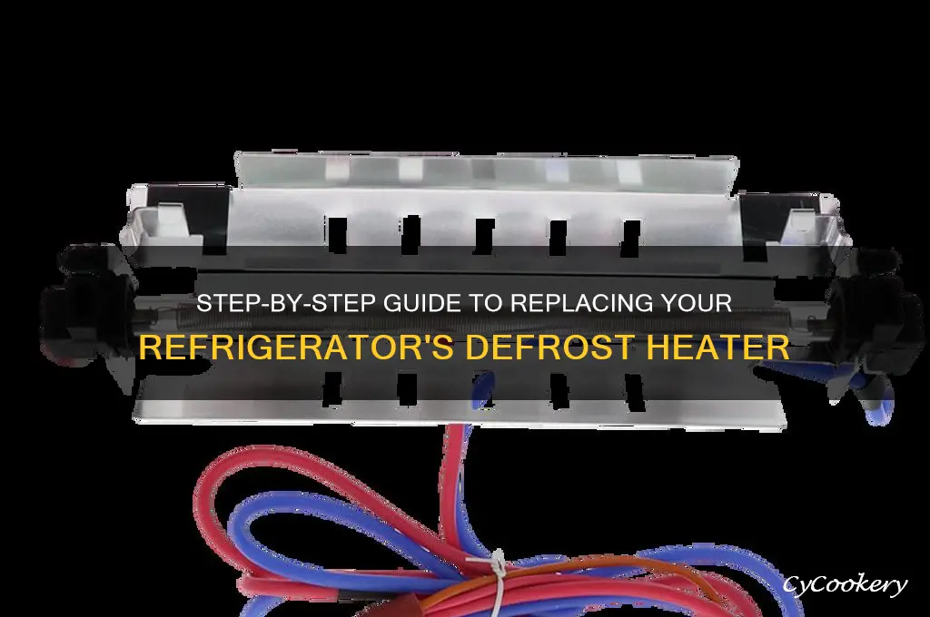 how to replace defrost heater in refrigerator