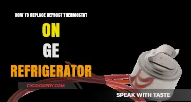 DIY Guide: Replacing the Defrost Thermostat on Your GE Fridge