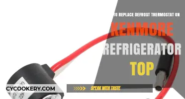 Kenmore Top Freezer Refrigerator Defrost Thermostat Replacement Guide