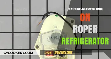DIY Guide: Replacing the Defrost Timer on Your Roper Fridge