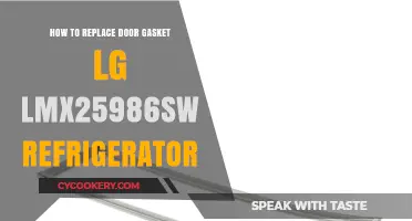 DIY Guide: Replacing Door Gasket on LG LMX25986SW Refrigerator