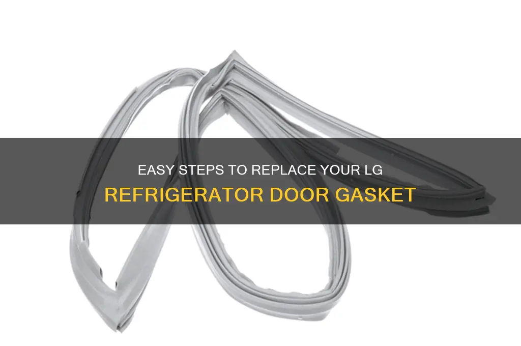 how to replace door gasket lg refrigerator