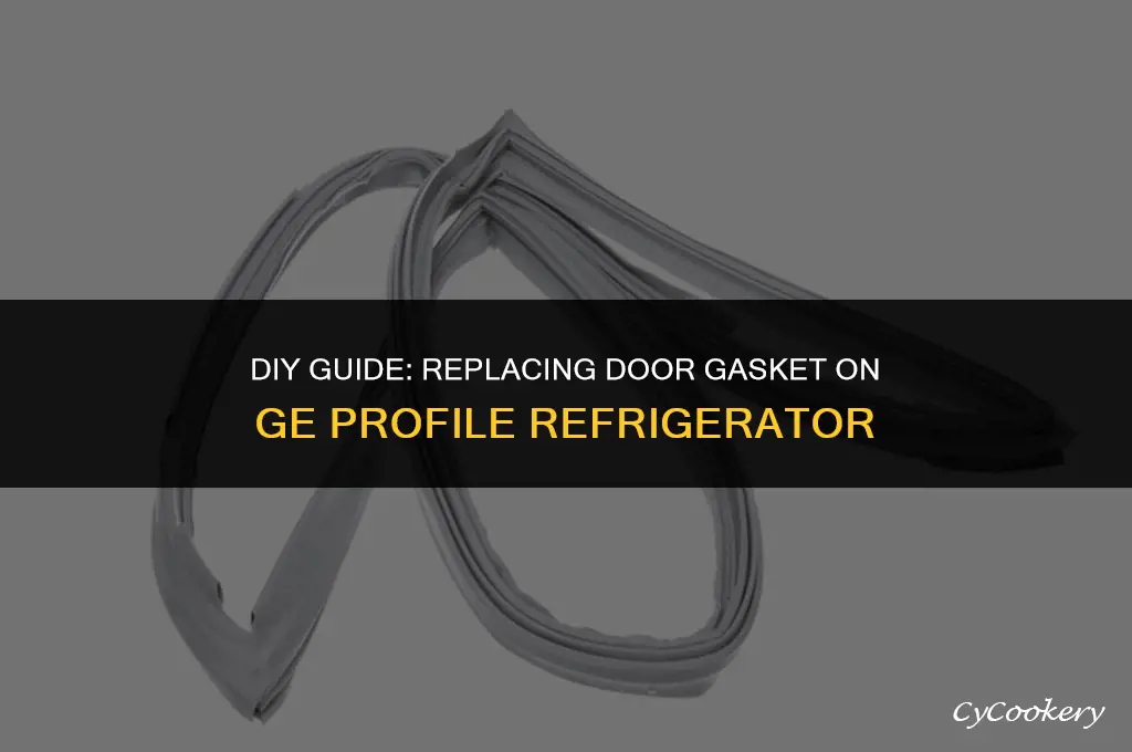how to replace door gasket on ge profile refrigerator