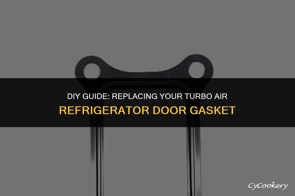 how to replace door gasket on turbo air refrigerator