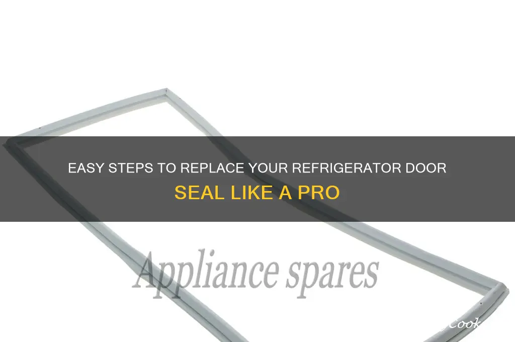 how to replace door seal on refrigerator