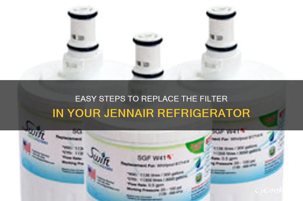 how to replace filter in jennair refrigerator