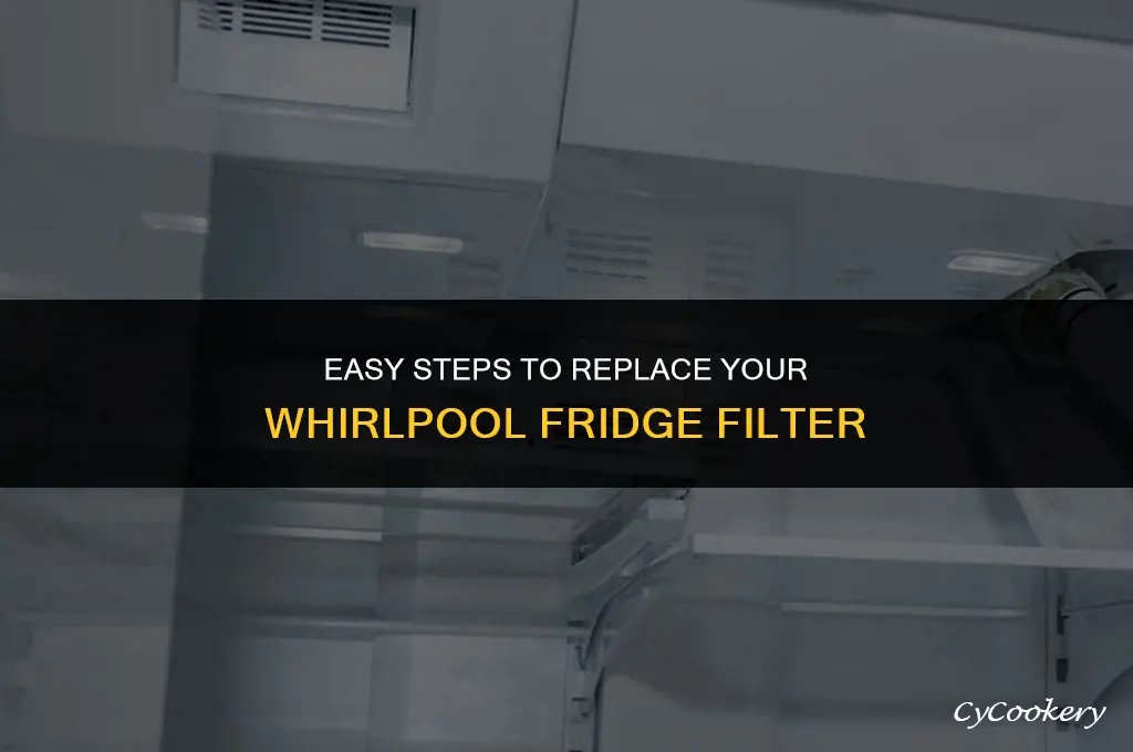 how to replace filter on a whirlpool refrigerator