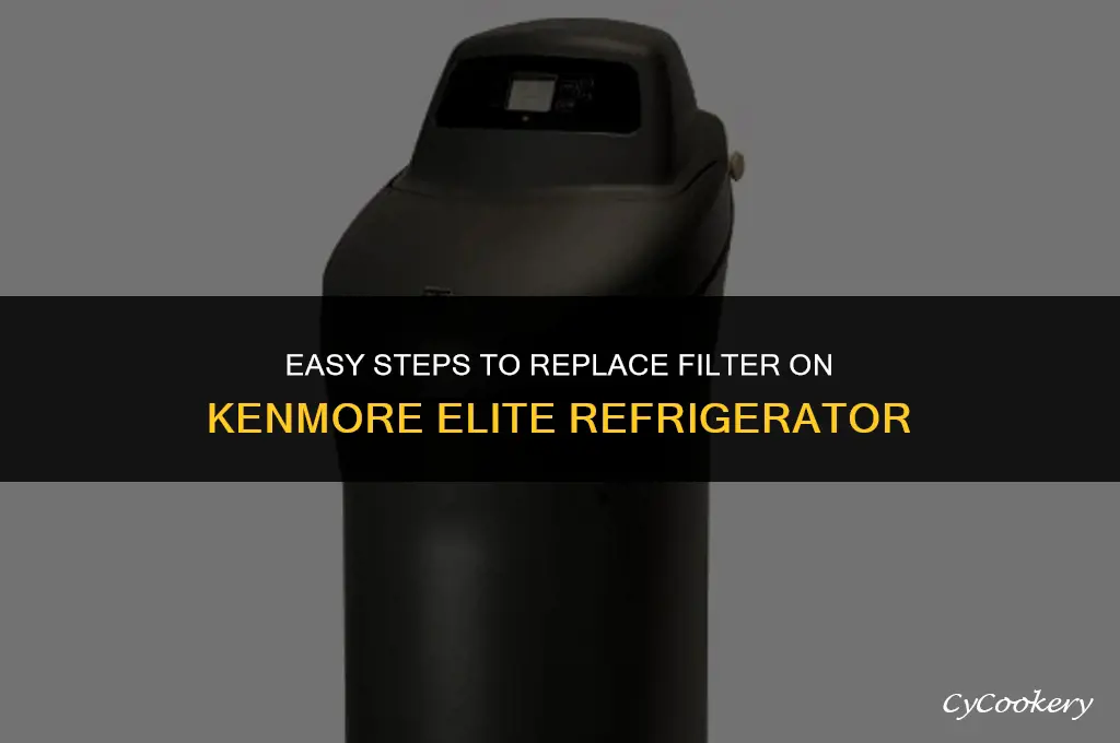 how to replace filter on kenmore elite refrigerator