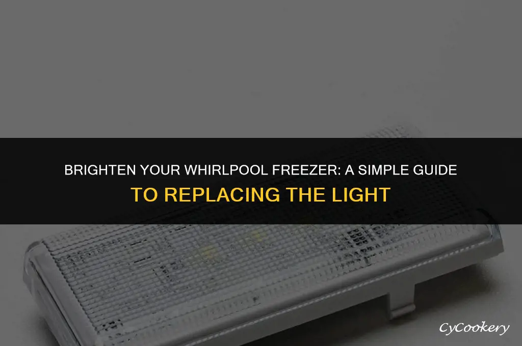 how to replace freezer light in whirlpool refrigerator