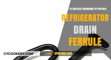Replace Frigidaire FFT1814QS1 Refrigerator Drain Ferrule: A Guide