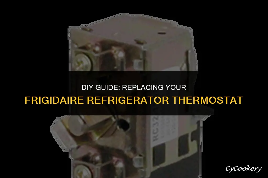 how to replace frigidaire refrigerator temperature control thermostat