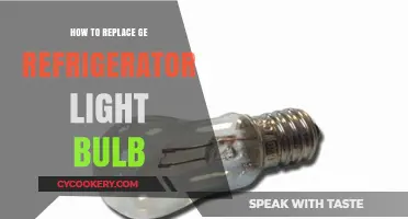 Easy Steps to Replace Your GE Refrigerator Light Bulb