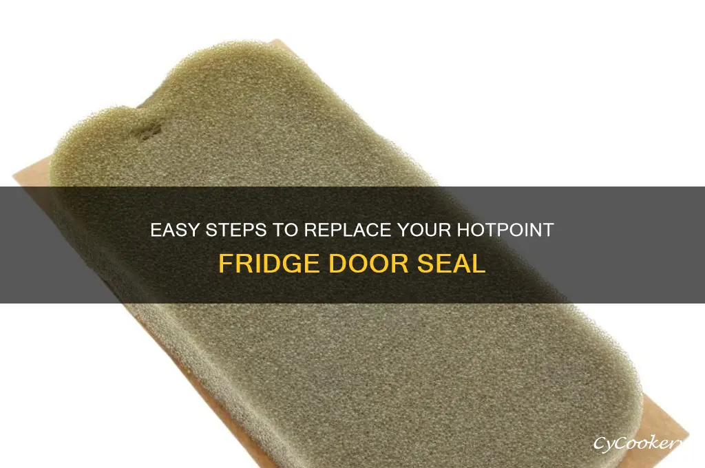 how to replace hotpoint refrigerator door seal