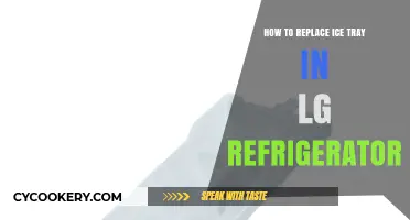 Effortless Ice Tray Replacement in Your LG Fridge: A Quick Guide