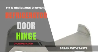 DIY Guide: Replacing Kenmore 25358082863 Refrigerator Door Hinge