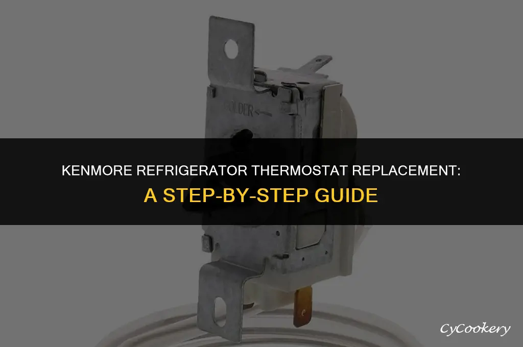 how to replace kenmore refrigerator temperature control thermostat 5304496561